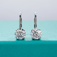 Moissanite Radiance Drop Earrings