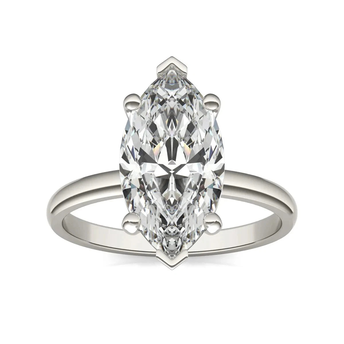 Moissanite Marquise Cut Ring