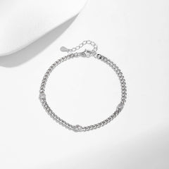 Moissanite O Twisted Bracelet