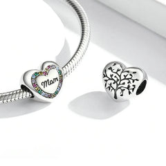 Mom Heart Charm