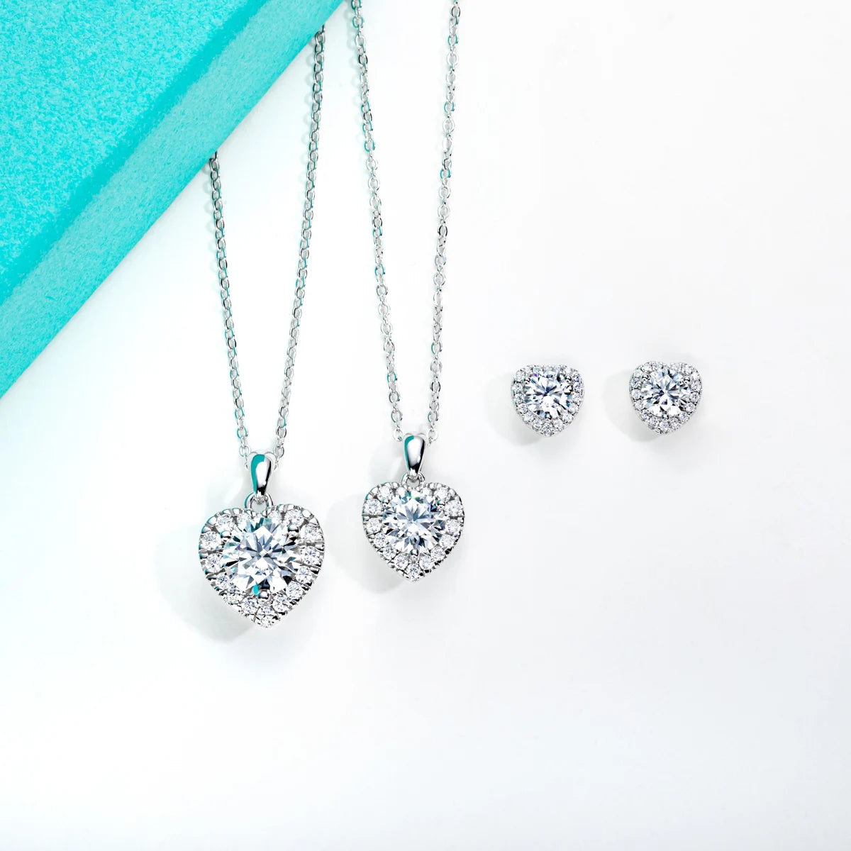 Heart Moissanite Pendant Necklace