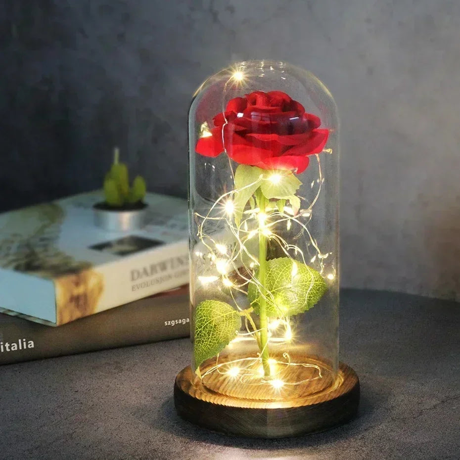 Eternal Rose Glow Vase