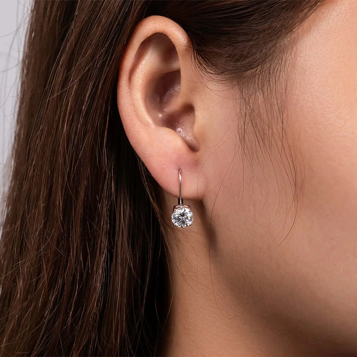 Moissanite Radiance Drop Earrings