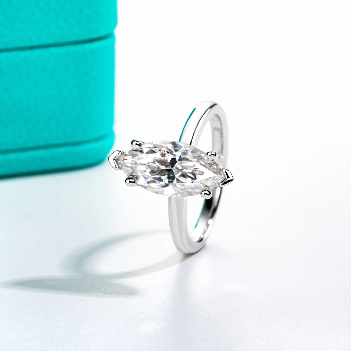 Moissanite Marquise Cut Ring
