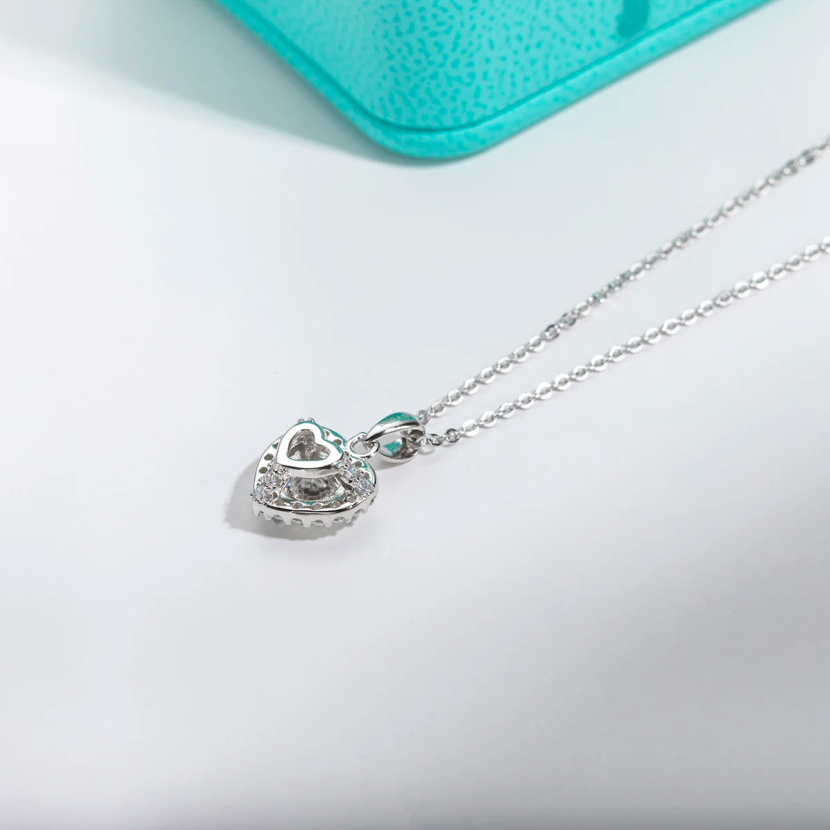 Heart Moissanite Pendant Necklace